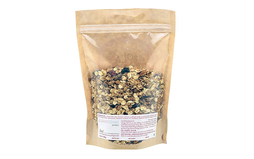 Zola Granola Chocolate Chip & Cranberry    Pack  300 grams